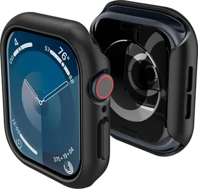 Obrázek produktu pro Spigen Thin Fit, Pouzdro, Chytr hodinky, ern, Apple, Apple Watch 10 (46mm), Polykarbont (PC)
