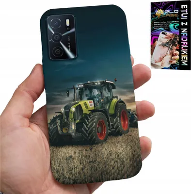 Zdjęcie produktu dla Etui Do Oppo A16 / A16S / A54S - Traktor Ciągnik Rolniczy Plecki, Wzory