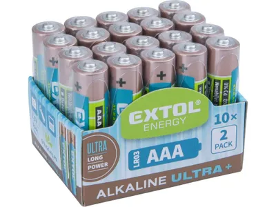 Obrázek produktu pro Baterie alkalické AAA-2ks