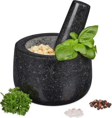 Obrázek produktu pro Černý mlýnek na koření 12 cm, 300 ml, leštěný