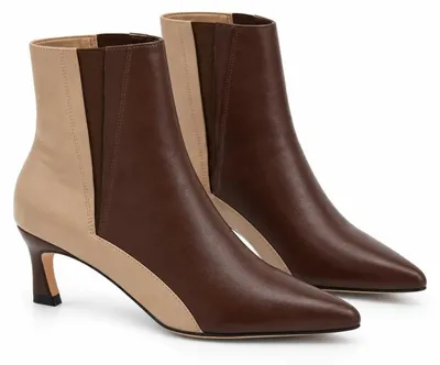 Zdjęcie produktu dla Krótkie damskie buty Montevita, kolor brązowy