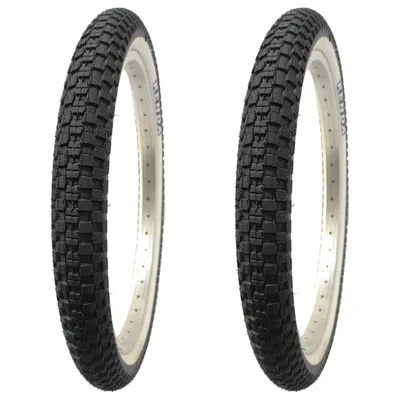 Produktbild von 2x 20 Zoll Fahrradreifen Kenda 20x2.125 Zoll 54-406 mit Weisswand