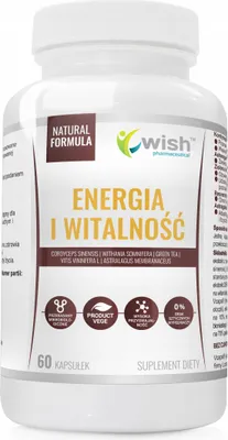 Immagine prodotto di WISH Energy Vitalità x60. Ashwagandha: per ridurre lo stress e migliorare la memoria
