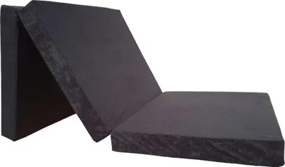 Image de Matelas pliable 195x65x8 cm - 0001, 3 segments, touristique, portable, pour invités, camping