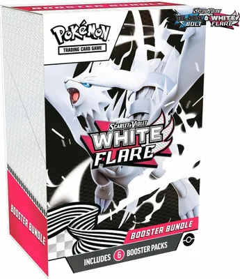 Image de Pokemon Écarlate & Violet - Pack Booster Flamme Blanche – Set 6 Paquets TCG