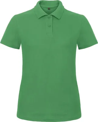 Produktbild von B&C Damen ID.001 Polo-Shirt / Polohemd, Kurzarm RW3525 (2XL) (Kellygrün)