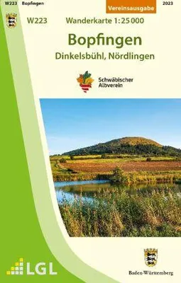Obrázek produktu pro Bopfingen – Dinkelsbühl, Nördlingen. Turistická mapa 1:25 000