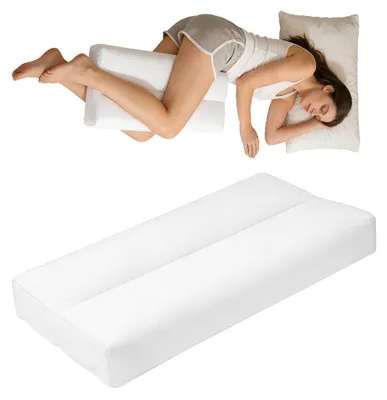 Obrázok produktu pre Polštár pod kolená pre spáčov na boku, zmierňuje tlak, ergonomicky tvarovaný, pre boky a nohy