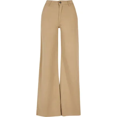 Produktbild von Urban Classics Ladies - High Waist Wide-Leg Chino Hose - W27