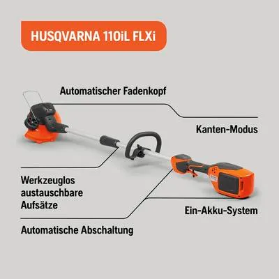 Produktbild von Akku Trimmer Husqvarna 110iL FLXi, ohne Akku und Ladegerät