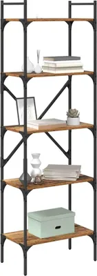 Produktbild von "im Sonderangebot"Bücherregal - CLORIS - Standregal - Robust und langlebig - Altholz 56 x 32 x 174 cm Holzwerkstoff - DEMöbel2781642