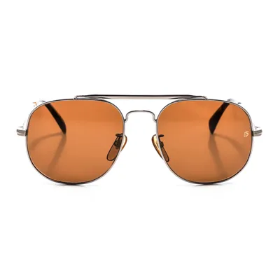 Produktbild von David Beckham Herren-Sonnenbrille 7004S im Pilotenstil aus Metall