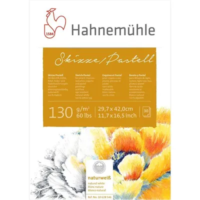 Zdjęcie produktu dla Podkład Hahnemühle Sketch/Pastel - 130 g/m² - DIN A3 - 30 arkuszy