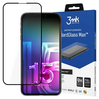 Obrázek produktu pro 3MK HardGlass Max, iPhone 15 Plus, 1 kusů, productTiles.product.images.aiGenerated