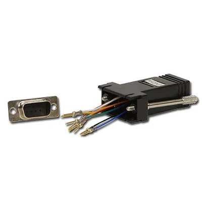 Image de Adaptateur LINDY 9pol. Sub-D mâle vers RJ45 femelle 70246