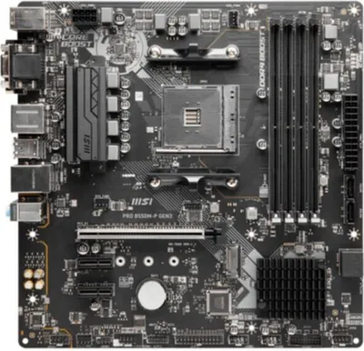 Obrázok produktu pre MSI PRO B550M-P GEN3 - Základná doska - micro ATX - Socket AM4 - AMD B550 Chipsatz - USB 3.2 Gen 1 - Gigabit LAN - Grafika na doske (CPU erforderlich)