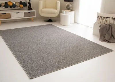Produktbild von Steffensmeier Schlingenteppich Meddon, Esszimmer, Flur, für Haustiere geeignet in Grau, GUT Siegel , Größe: 200x300 cm