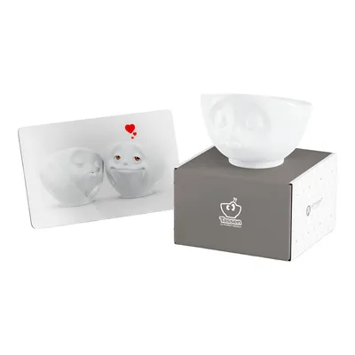 Produktbild von Fiftyeight Valentinstag-Set: Schale + Brettchen | Küssend + Das süße Leben