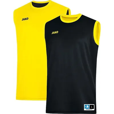 Image de Maillot réversible Jako Change 2.0 enfants - Noir / Citro