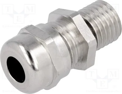 Produktbild von 1x Kabelverschraubung 1,5 M12 IP68 53112005 n mit verlängertem Gewinde
