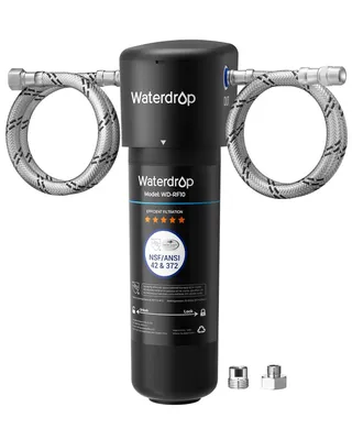 Immagine prodotto di Waterdrop 10UA Filtro Acqua Sistema, Depuratore Acqua Domestico per Sotto Bancone, 30K Litri Sistema di Filtraggio dell'Acqua