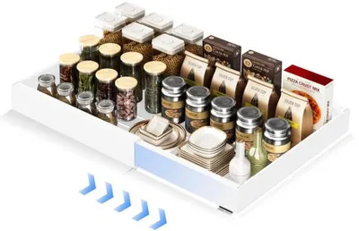 Obrázek produktu pro Azomor – výsuvná a nastavitelná zásuvka do kuchyňských skříněk bez vrtání