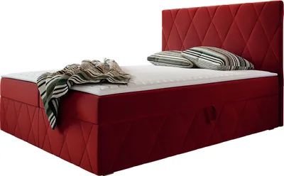 Produktbild von MIRJAN24 Boxspringbett Simoti, Doppelbett mit zwei Bettkästen für die Bettwäsche, Hauptmatratze, Topper und Kopfteil (Magic Velvet 2267, Größe: 140x200 cm)