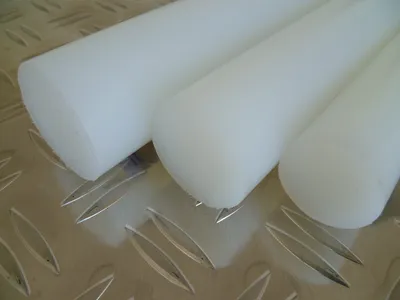 Produktbild von B&T Metall POM Natur/weiß Rundstab Ø 10 mm - Länge ca. 1 mtr. (1000 mm +/- 5 mm) Durchmesser mit Plustoleranz