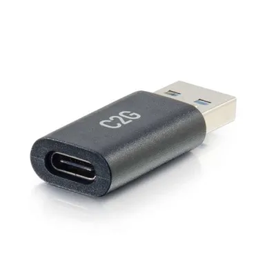 Zdjęcie produktu dla C2G 54427, USB 3.0 A =, USB-C, Czarny