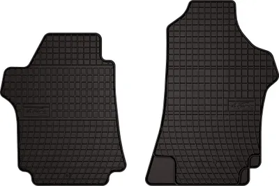 Immagine prodotto di Tappetini auto in gomma adatto per Hyundai H-1 II (2007-2021, van) neri, set 2 pz, con fissaggi