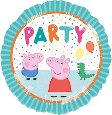 Obrázek produktu pro Fóliový balón Peppa Pig Party, 43 cm
