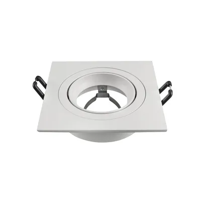Produktbild von Ledvion LED Einbaustrahler Quadratisch Weiss GU10 Fassung