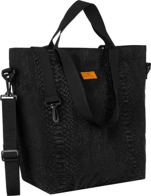 Obrázek produktu pro Rovicky dámská shopper kabelka z polyesteru černá s potiskem 40x49 cm