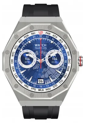 Immagine prodotto di Kiano Watch Elegance Silver Orologio da lavoro, cinturini intercambiabili, Bluetooth, modalità sport