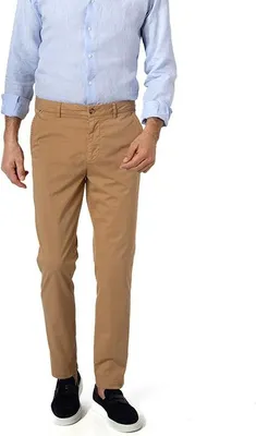 Produktbild von Boss Herren Chinohose Beige mit geradem Bein