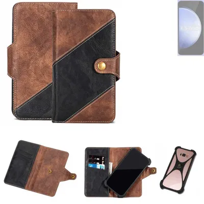 Produktbild von K-S-Trade Handyhülle Schutzhülle Bookstyle Case kompatibel mit Samsung Galaxy S23 FE SM8450 Klapphülle Cover Hülle Schutztasche 1x