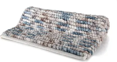 Produktbild von Spirella Badteppich Badematte Duschvorleger Mikrofaser Hochflor | flauschig | rutschhemmend | geeignet für Fußbodenheizung | 55x65 cm | Berry