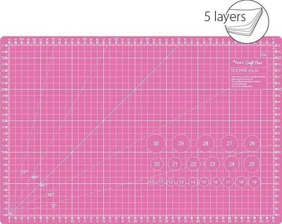 Produktbild von Texi Schneidematte 45 x 30 cm Pink