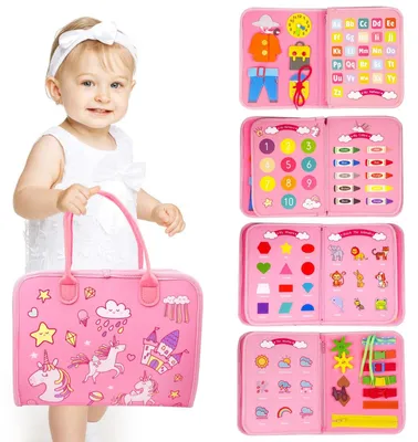 Produktbild von Montessori Busy Board für Kleinkinder mit Bildungsaktivitäten