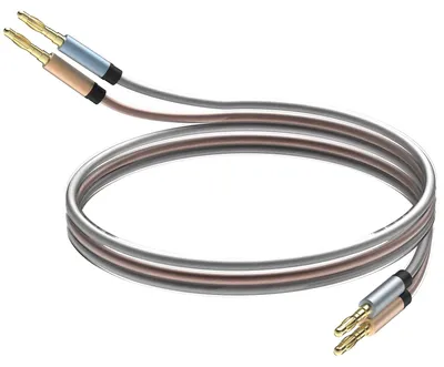 Productafbeelding van HiFi stereo luidsprekerkabel van puur koper verguld 16 AWG (3 m)