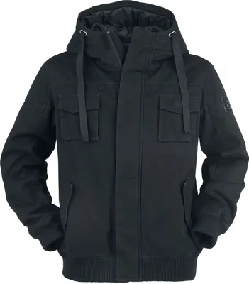 Produktbild von Black Premium by EMP Herren schwarze Winterjacke XXL