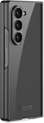 Image de Pour Samsung Galaxy Z Fold6 GKK intégré Electroplating Phantom Design Housse de protection noire