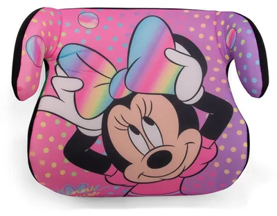 Imagen del producto de Asiento elevador para niños Minnie Mouse, compatible con la normativa R129