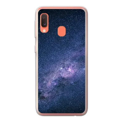 Produktbild von MuchoWow® Handyhülle Schutzhülle Hülle für Samsung Galaxy A20e Galaxie - Sterne - Weltraum - Jungen - Mädchen - Kinder Silikon Softcase Handy Hülle - Abdeckung