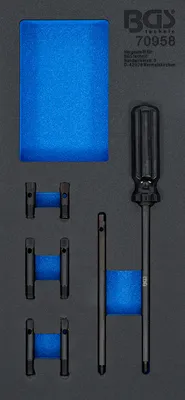 Image de BGS Garniture de servante d'atelier 1/3 : Jeu d'outils d'alignement pour joints de culasse pour VAG - 70958