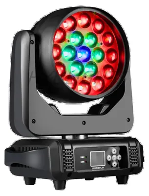 Productafbeelding van Bewegende lichtkoppen, RGBW 4-in-1 LED's, DMX-besturingsmogelijkheden, EU-stekker