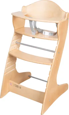 Obrázek produktu pro vysoká židle roba "Chair Up", rostoucí vysoká židle pro kojence a děti, dřevo, přírodní barva