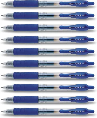 Obrázek produktu pro Pilot G2, stíratelné gelové pera, modré barvy, 10 kusů