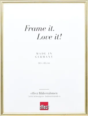 Produktbild von Effect Massiv-Holzrahmen Profil 20 silber 30x40 cm Antireflexglas