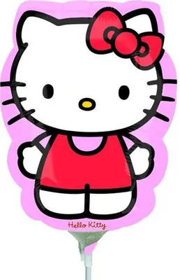 Immagine prodotto di 1 x palloncino in foil Hello Kitty Mini Shape, dimensione palloncino 27 x 32 cm, palloncino, palloncino